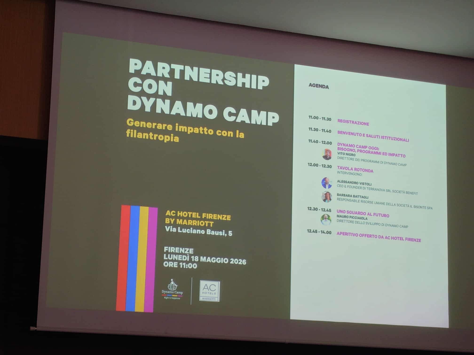 PARTNERSHIP CON DYNAMO CAMP - GENERARE IMPATTO CON LA FILANTROPIA